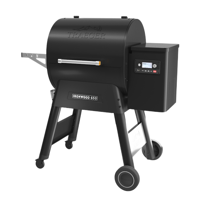 TRAEGER PELLET GRILL IRONWOOD 650 WOOD PELLET BBQ BLACK