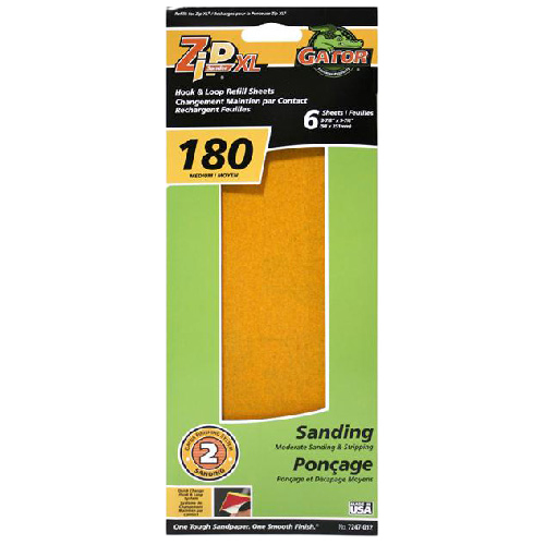 RUST-OLEUM HOOK&LOOP SANDING PAPER ALUM.OXIDE ORANGE 3 7/8x9 7/8"xGT180