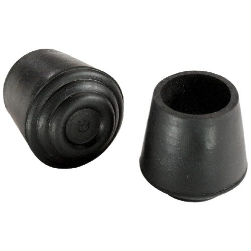 MADICO LEG TIP RUBBER BLACK 1"