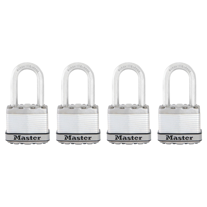 MASTER LOCK KEY/LAMINAT. PADLOCK STEEL GREY 1 3/4"