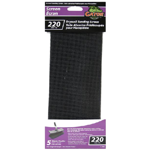 RUST-OLEUM FOR DRYWALL SANDING SCREEN SILICON CARB BLACK 4.25x11.25"xGT220