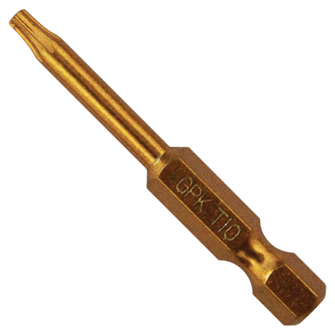 STAR BIT STEEL YELLOW T10 2"x2BX