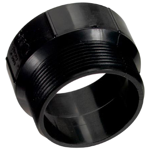 IPEX HUB-MPT ADAPTER ABS-DWV BLACK 2"