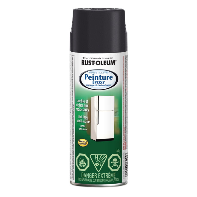 RUST-OLEUM APPLIANCE PAINT EPOXY-AEROS. BLACK 340GR