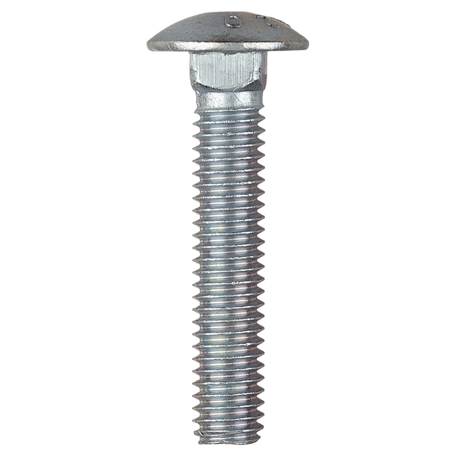 RELIABLE WITHOUT NUT CARRIAGE BOLT STEEL ZINC 3/8-16x2"x50BX