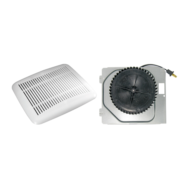 BROAN BATHROOM FAN FAN UPGRADE KIT METAL/PLAST WHITE 60 CFM-3.0 SONES