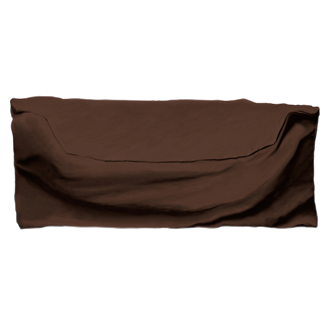 ELEM.PREMIUM LOVESEAT COVER POLYESTER DARK BROWN 60"x35"x32"