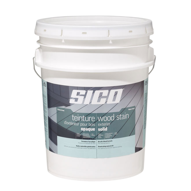 SICO SOLID STAIN EXTERIOR LATEX NEUTRAL BAS 17.5L