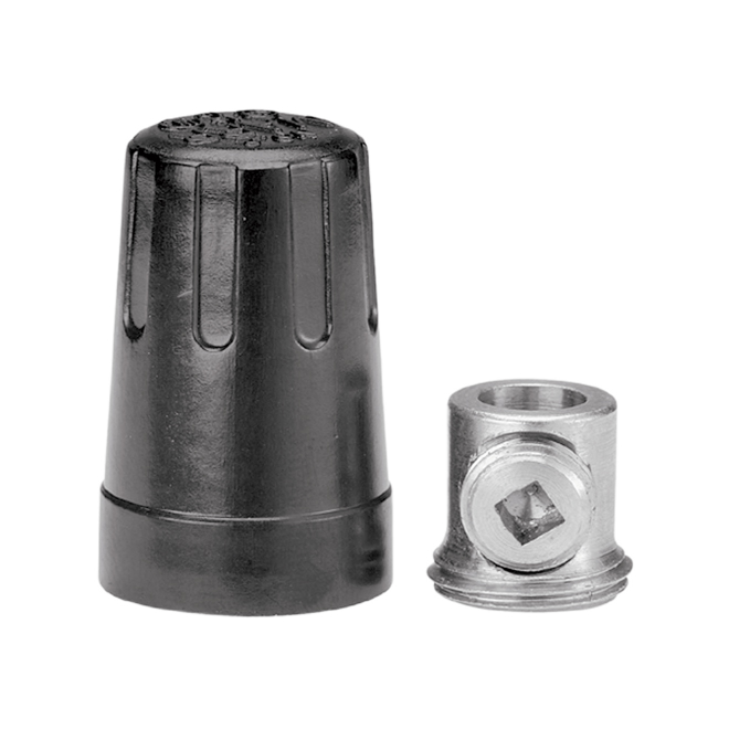 MARR SET SCREW CONNECTOR PHENOLIC BLACK 16@10GAXCD/3