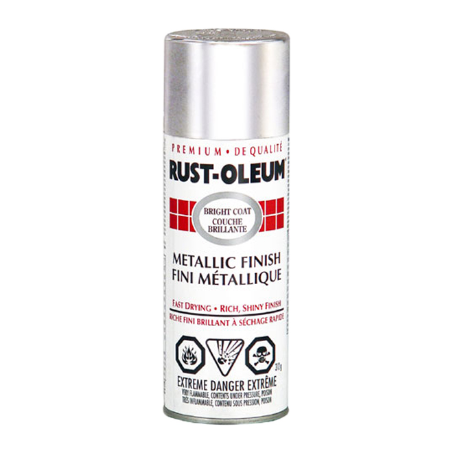 RUST-OLEUM METAL.FINISH COAT PAINT AEROSOL CHROME 312GR