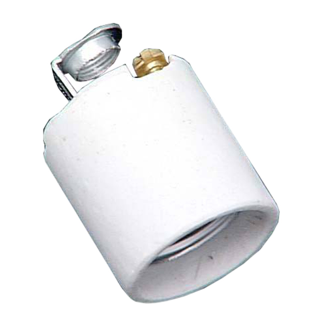 ATRON HICKEY SOCKET PORCELAIN WHITE 1 1/2"X100WXCR/1