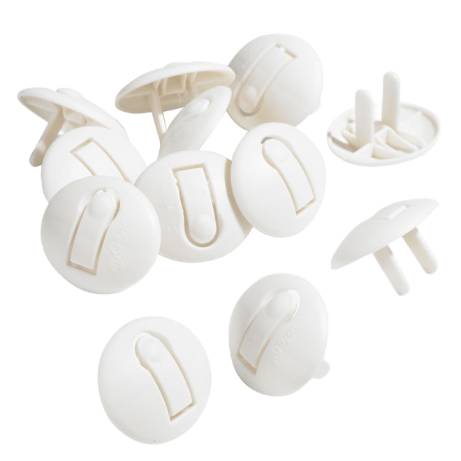 SAFETY 1ST OUTLET CAP PLASTIC WHITE PK12