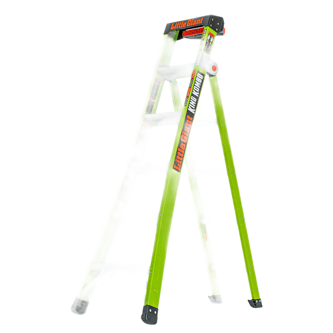 LITTLE GIANT LADDERS 3 IN 1 KING COMBO LADDER FIBERGLASS GREEN 6'-10'