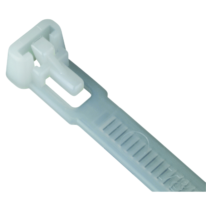 MARR REUSABLE CABLE TIE NYLON NATURAL 7 1/2"XBAG/15