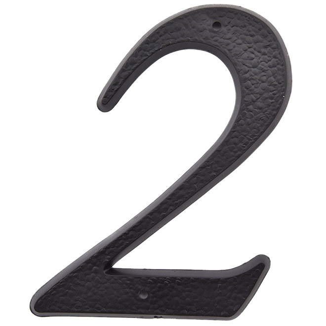 KLASSEN -2- NUMBER PLASTIC BLACK 5"