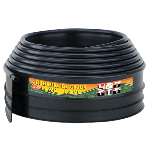 LAWN EDGING PLAST 4-3/8"X20' BLK