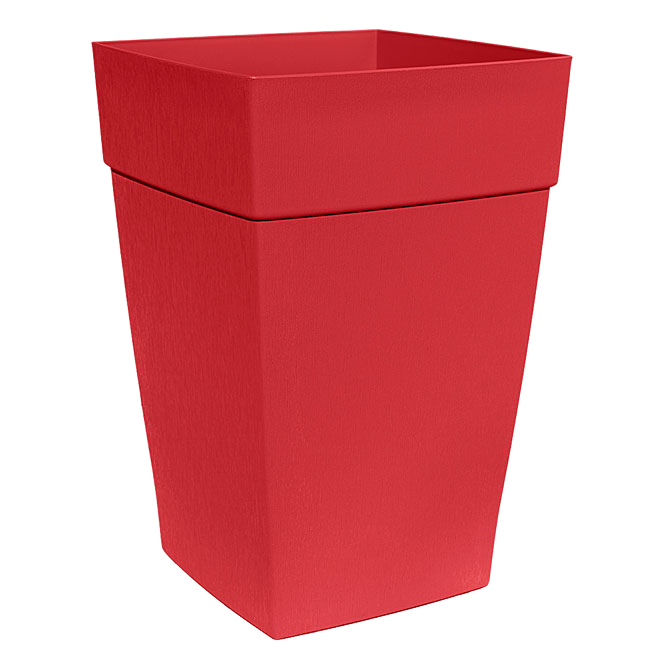 HARMONY TALL PLANTER RED 12"