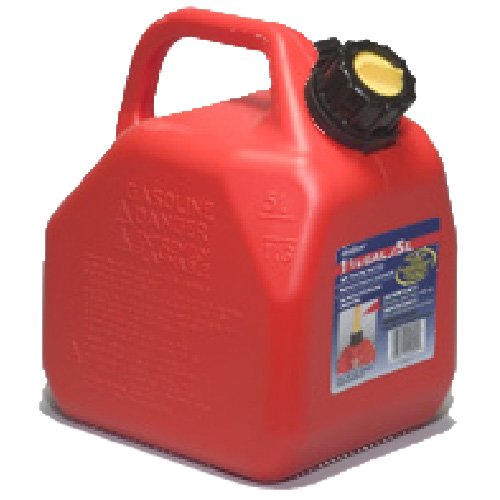 SCEPTER REGULAR GASOLINE TANK PLASTIC RED 5L