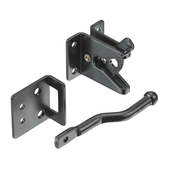 ONWARD ADJUSTABLE GATE LATCH STEEL BLACK PK1