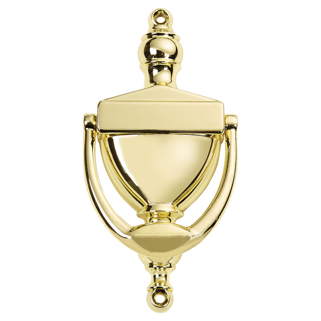 ONWARD DOOR KNOCKER BRASS 6 1/4x5 13/16"