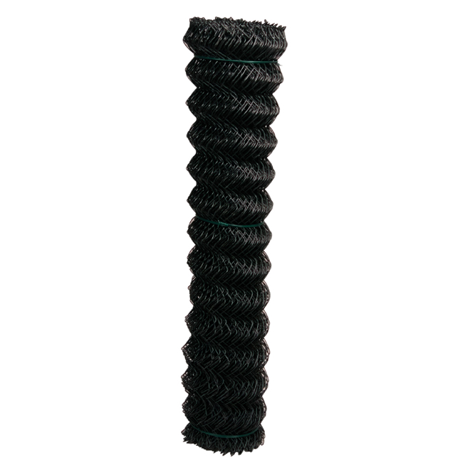 CHAINLINK FENCE STEEL BLACK 60"x50'x2"