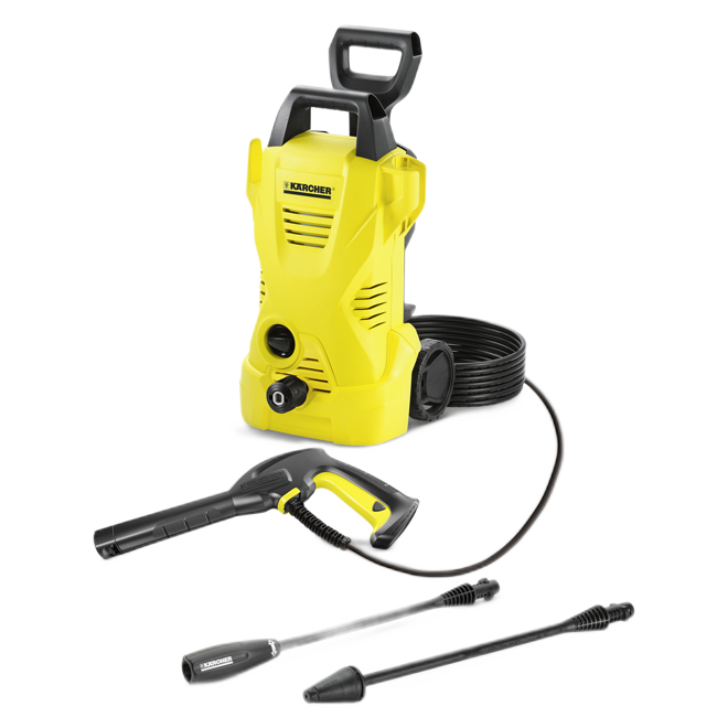 KARCHER 1600PSI PRESSURE WASHER ELECTRIC YELLOW 1600PSI 1.25GPM