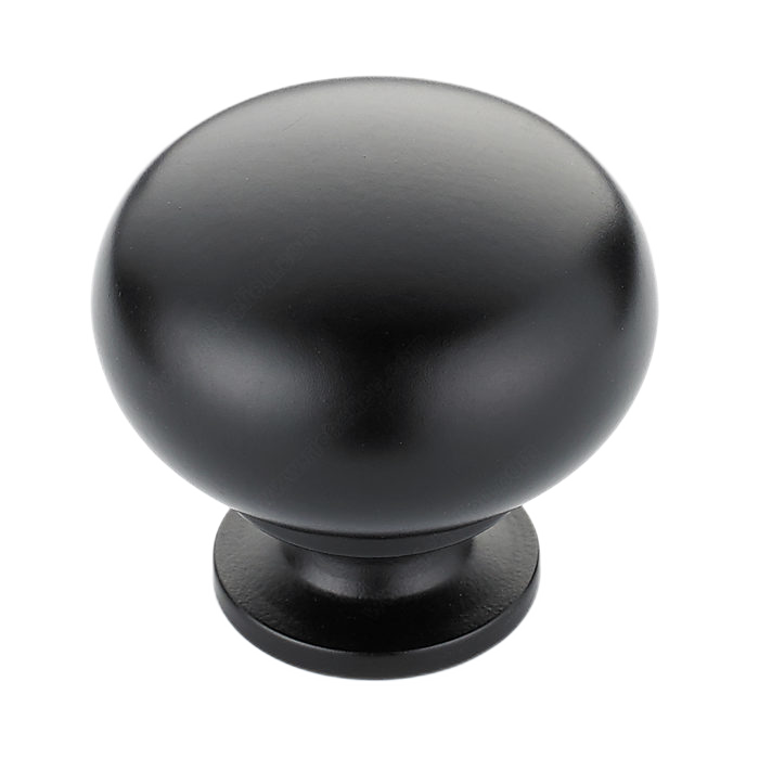 RICHELIEU ROUND KNOB MATTE BLACK