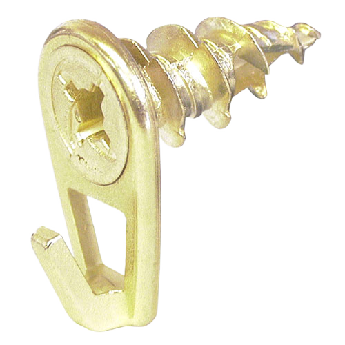 COBRA WALLDRILLER PICTURE HOOK ZINC BRASS #6x35PDxPK/4