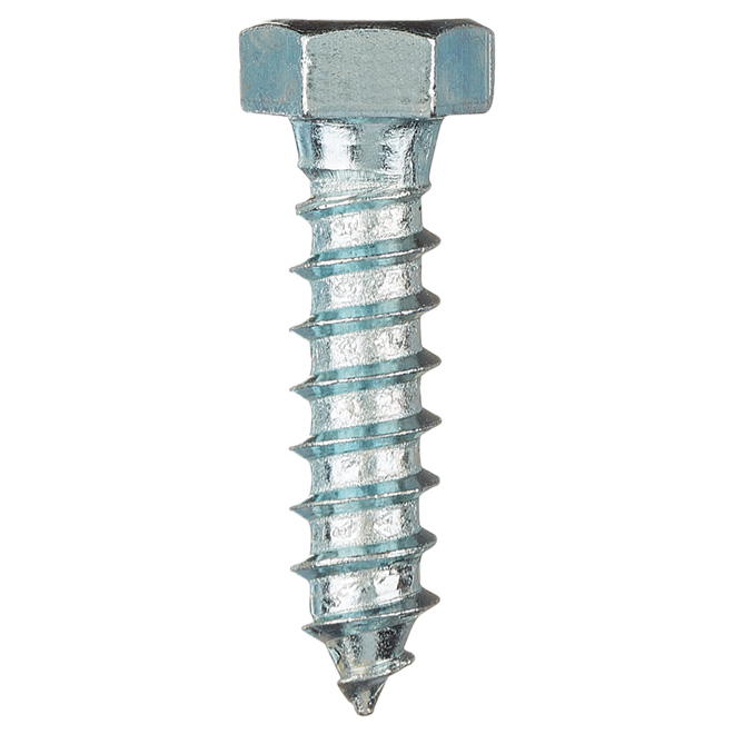 RELIABLE HEX.HEAD LAG SCREW STEEL ZINC 3/8x1.5"x50BX