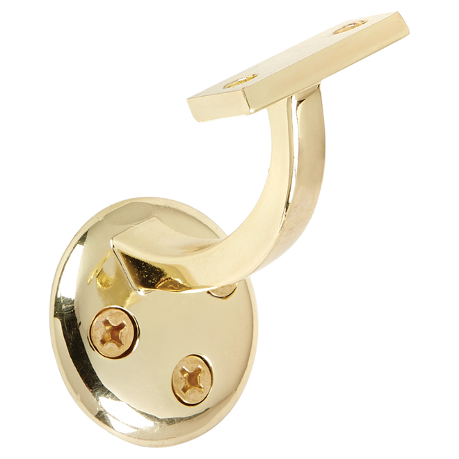 ONWARD HEAVY DUTY HANDRAIL BRACKET METAL BRASS 1 43/64"