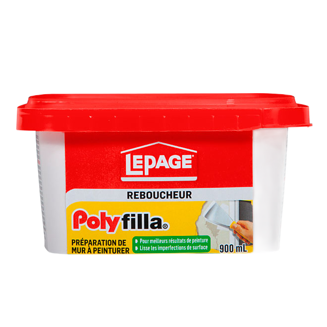 LEPAGE POLYFIL.PREP PATCHING COMPOUND WHITE 900ML