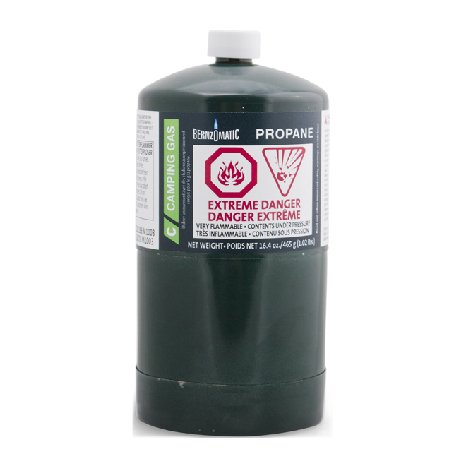 BERNZOMATIC CYLINDER PROPANE GREEN 16OZ