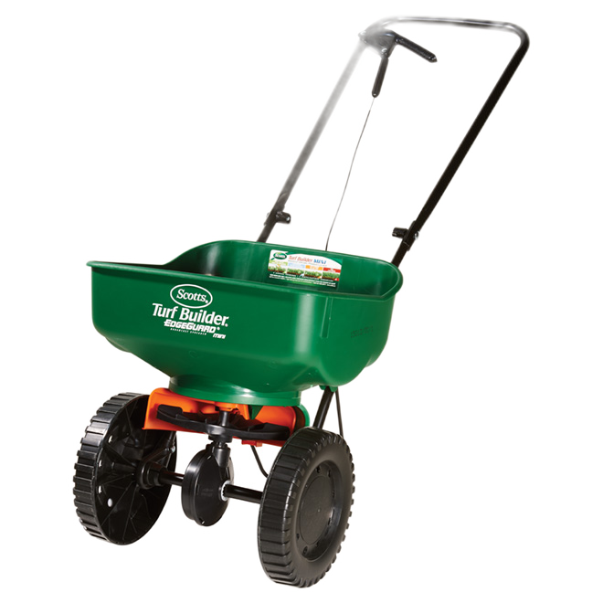 SCOTTS BROADCAST SPREADER PLASTIC GREEN