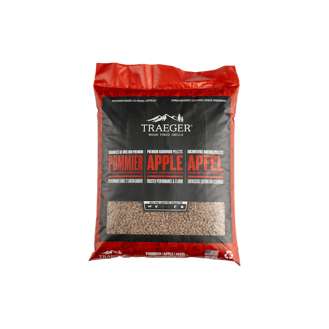 TRAEGER PELLET GRILL APPLE PELLETS 20LB