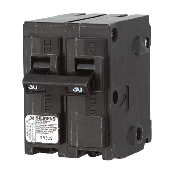 SIEMENS 10 KA BREAKER BLACK 30AM-120/240V