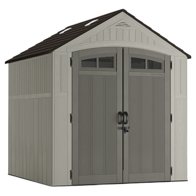 CRAFTSMAN SHED RESIN GREY/BROWN 7x7'