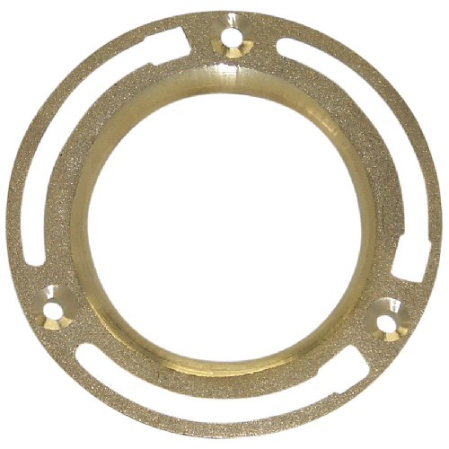 AQUA-DYNAMIC TOILET FLANGE FLOOR BRASS BRONZE 4"