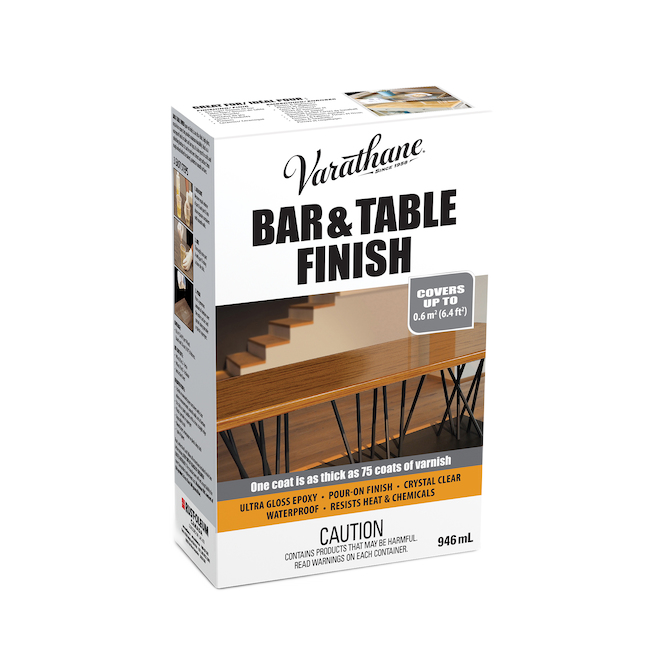 RUST-OLEUM VARATHANE STAIN INTERIOR EPOXY CLEAR 946ML