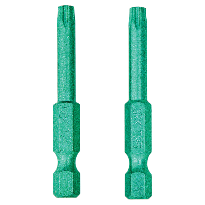STAR BIT STEEL GREEN T25 2"x2BX