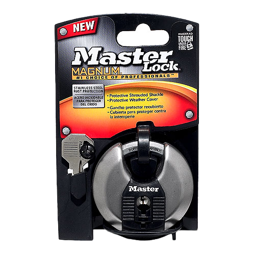 MASTER LOCK LAMINATED DISC LOCK STEEL GREY 2 3/4"