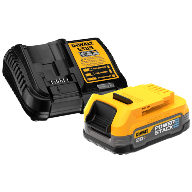 DEWALT 20V BATTERY+CHARGER 1.7A