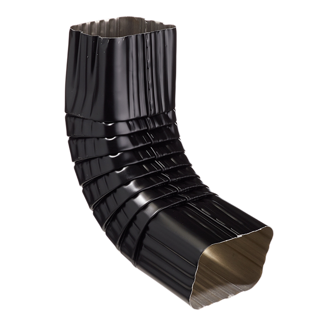 KAYCAN ELBOW A ALUMINIUM MATTE BLACK 2"x3"