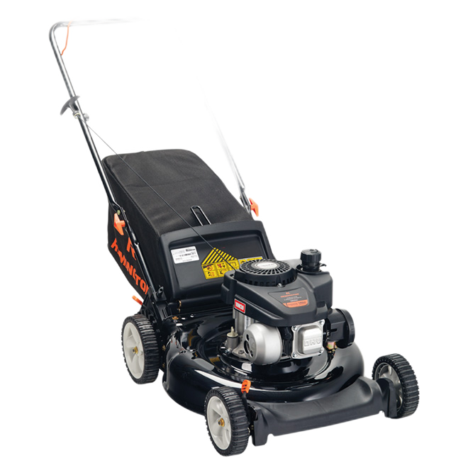 REMINGTON PUSH LAWN MOWER GAS BLACK 140CC 21"