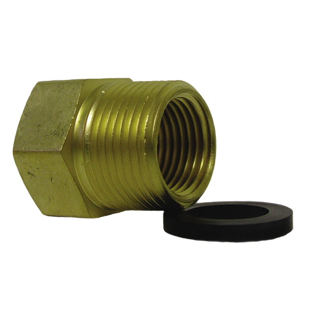 SIOUX CHIEF PBGH6-12-12- CONNECTOR BRASS BRASS 3/4x3/4"