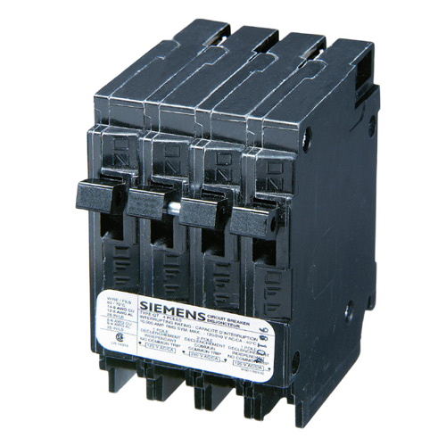 SIEMENS QUAD BREAKER BLACK 2x15AM-1x40AM-2P