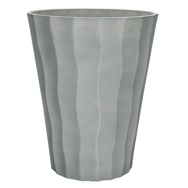 A+R TALL PLANTER 14.9" GREY