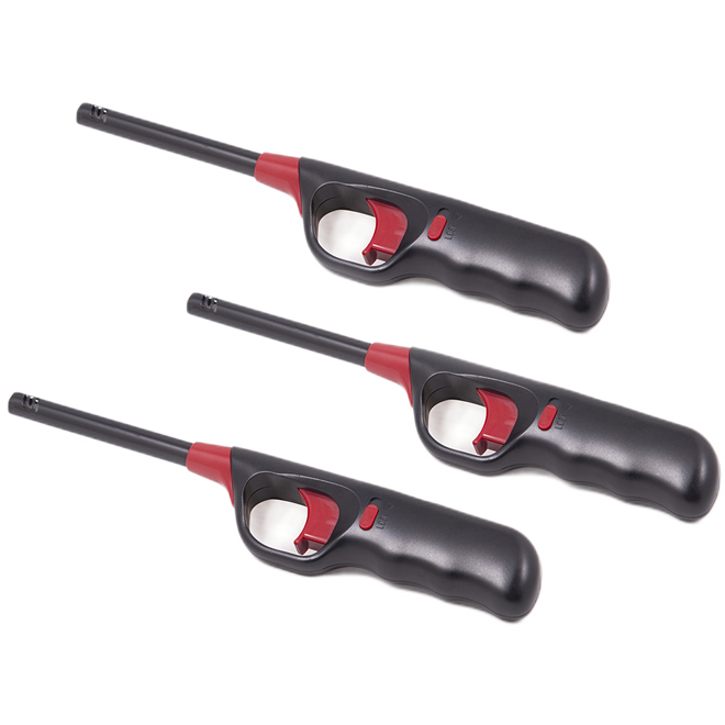 GRILLPRO UTILITY LIGHTER PLASTIC BLACK PK3