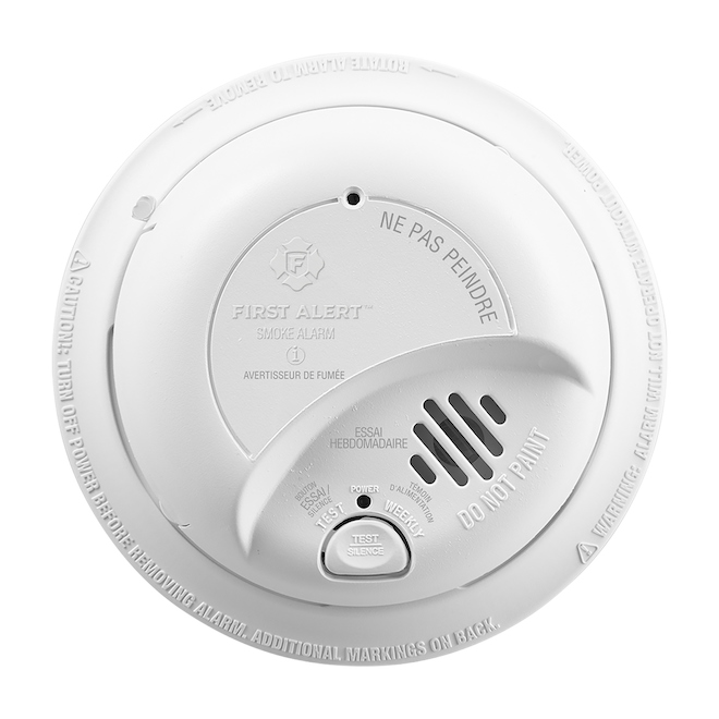 FIRST ALERT 9120BA SMOKE DETECTOR PLASTIC WHITE