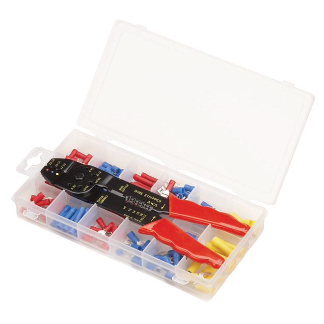 MARR + TOOL TERMINAL KIT STEEL/VINYL ASSORTED 150PK