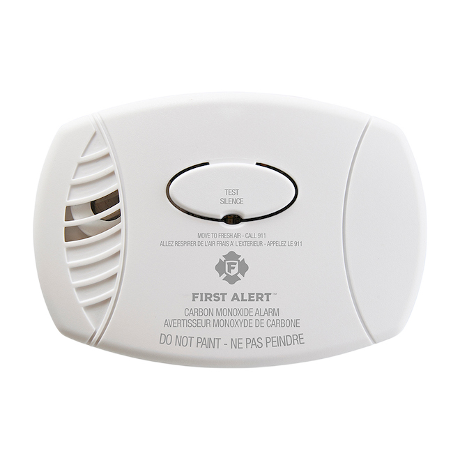 FIRST ALERT CO606A CARBON.MONO. ALARM PLASTIC WHITE